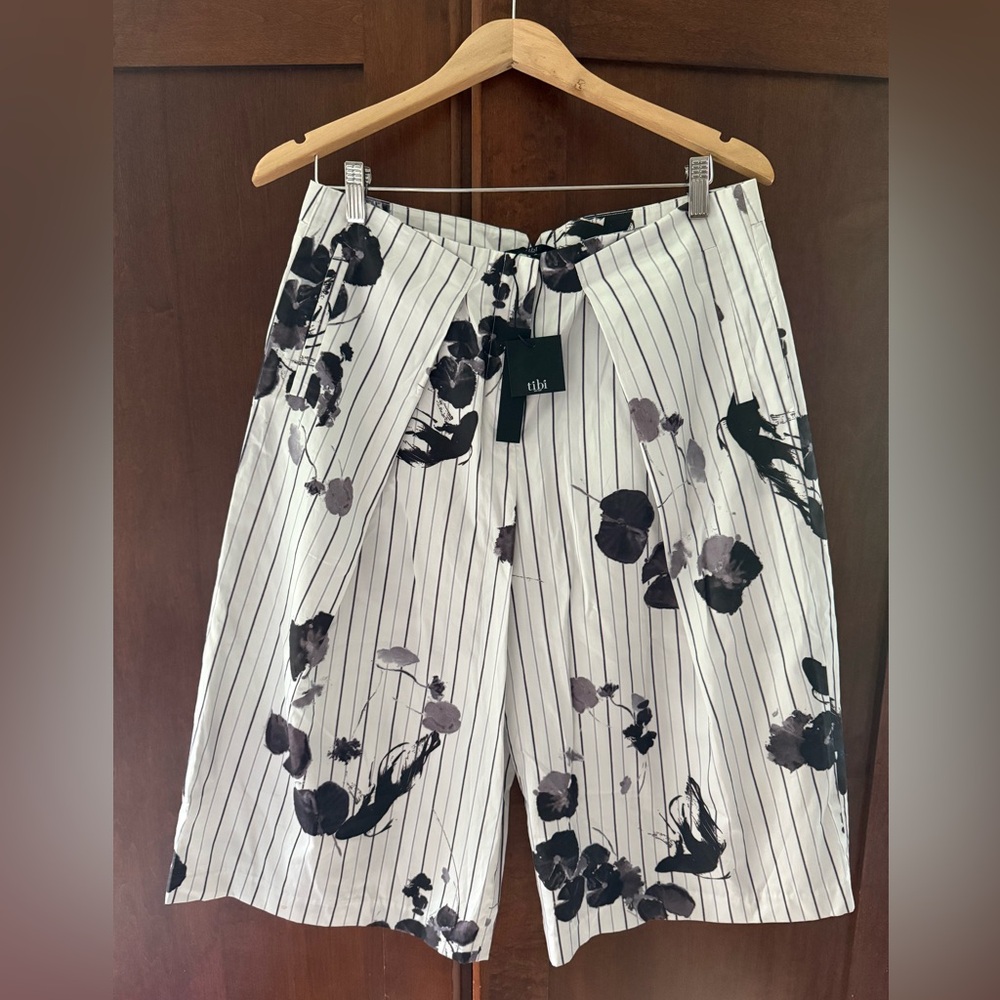 TIBI NWT wide leg crop pants